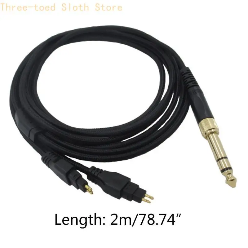 Sennheiser-HD580 HD600 HD650 HD660SイヤホンE74A用の交換オーディオケーブル