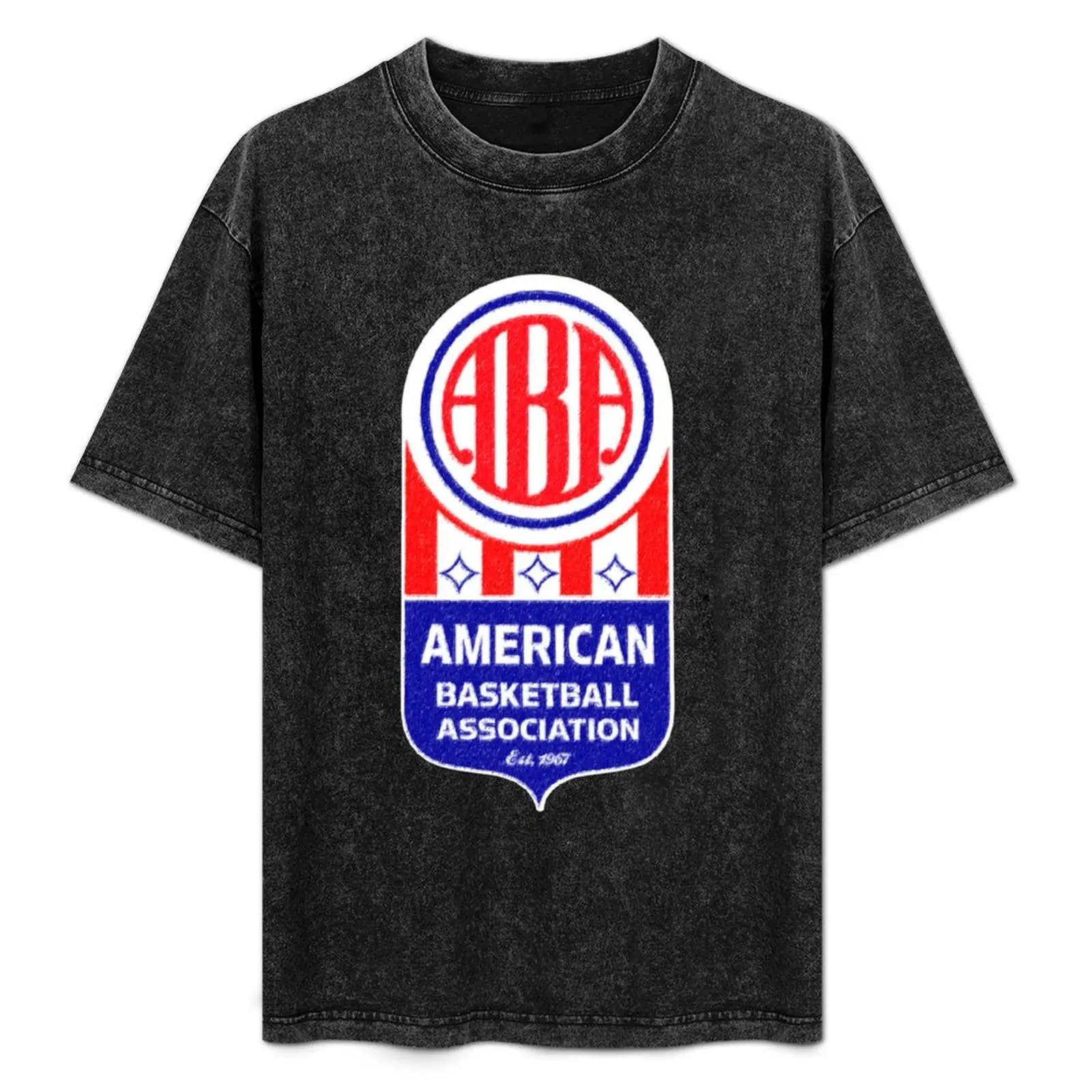 

ABA Vintage T-Shirt Comfortable Basic Crew Neck Tee