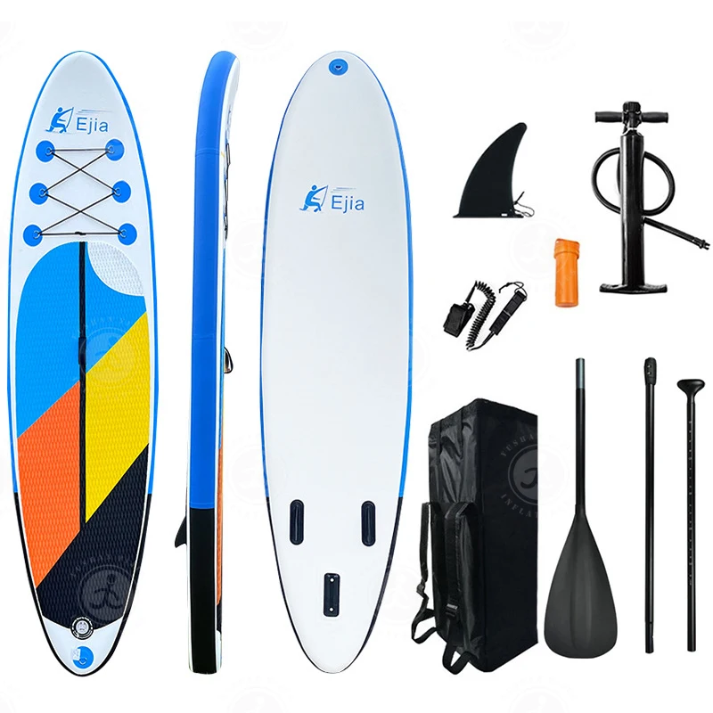 

Ejia Inflatable Surfboard Stand Up Paddle Board 10.6'' ISUP Surfing Board Water Sport Surf Kayak For Fishing Surfing Yoga