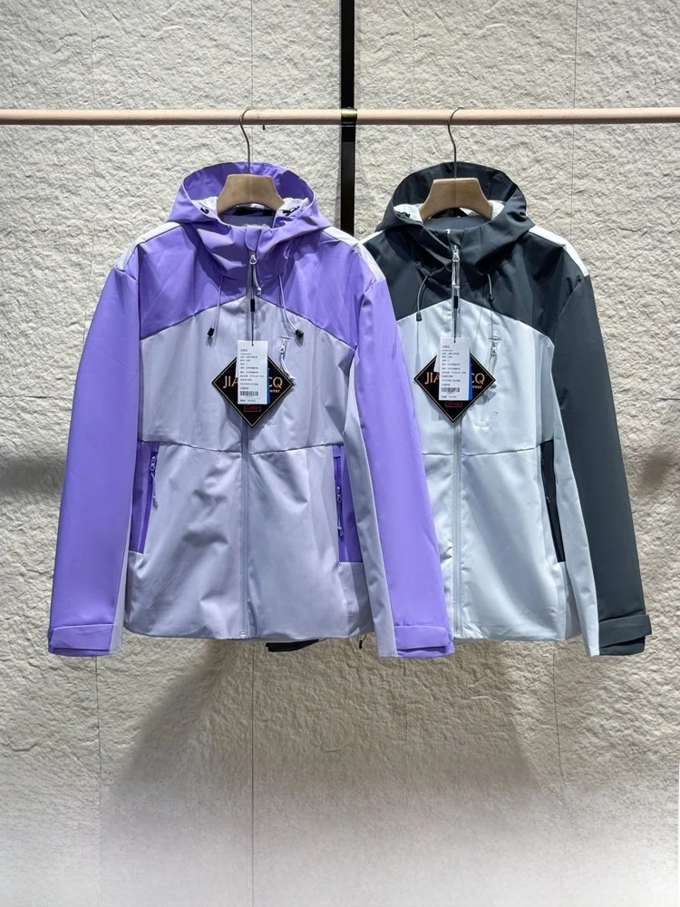 

Высококачественное женское уличное длинное пальто на молнии с застежкой-молнией, ветрозащитное, водонепроницаемое, моющееся осеннее сезонное пальто из полиэфирного волокна