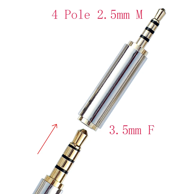 4極ステレオ2.5ミリメートルオス2.5ミリメートルメスジャック90直角男性女性オーディオアダプターケーブル