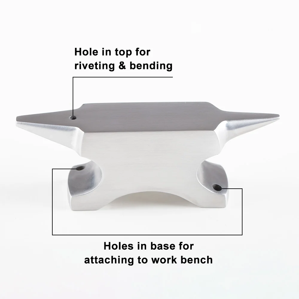 XUQIAN 376 Grams Mini Horn Anvil Forming Metal Work Forming Bench Block Metalsmith Jewelry Ring Making Work Surface