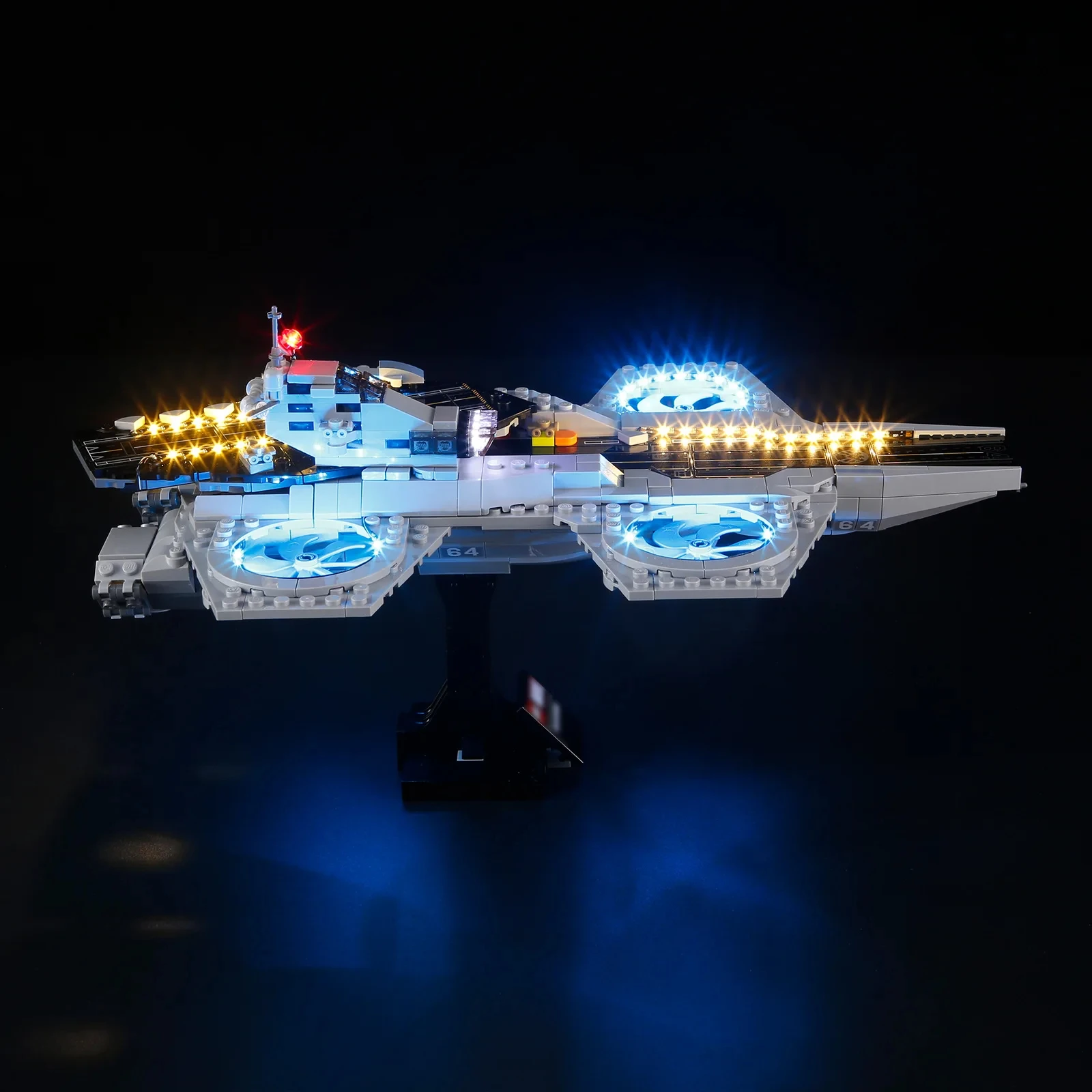 DIY LED Light Kit For LEGO 76295 The Helicarrier Building Block Set ( Only LED Light,Without Blocks Model)