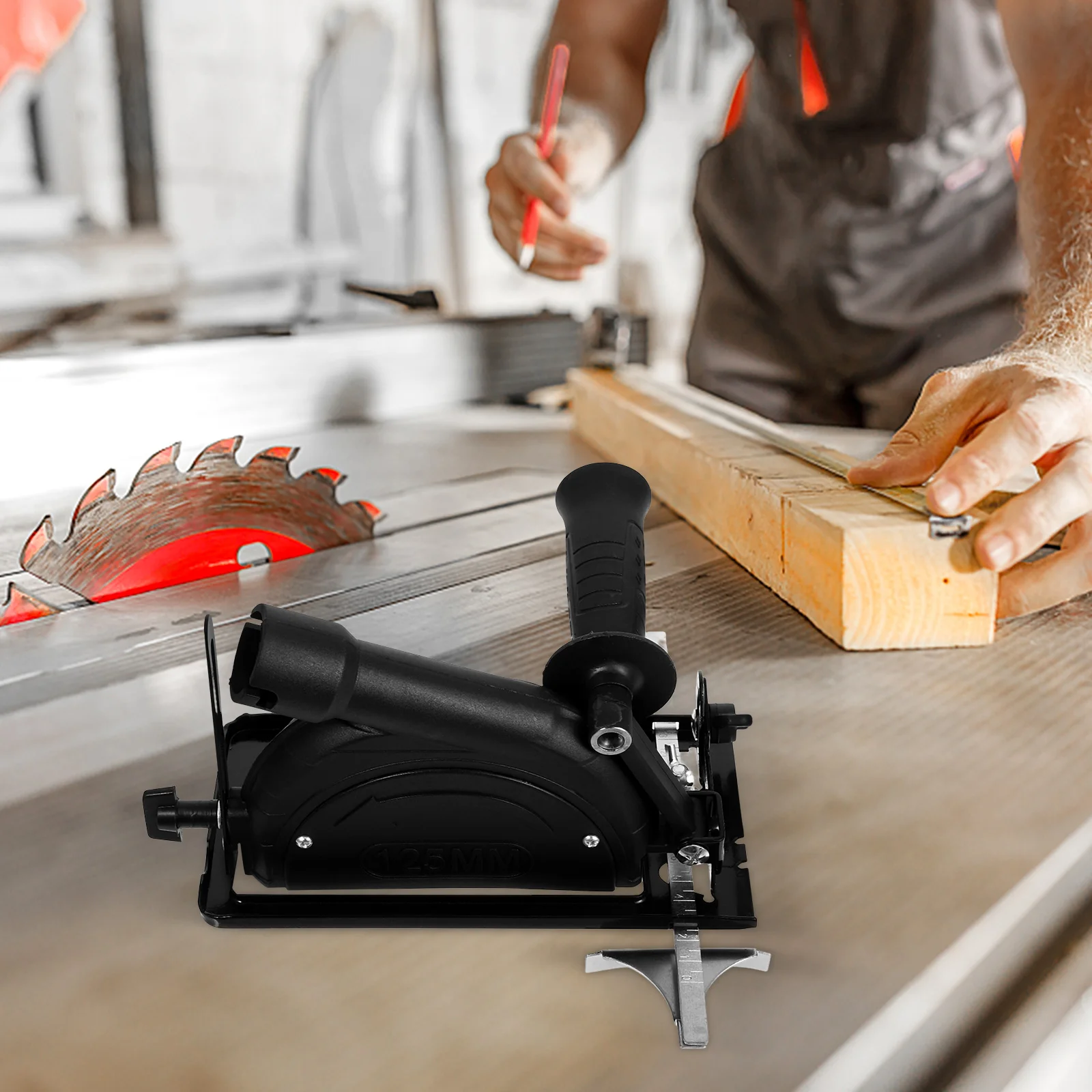 

Angle Grinder Stand Holder Mount Bracket Pedestal Base Saw Sturdy Transport Home Construction Angle Support