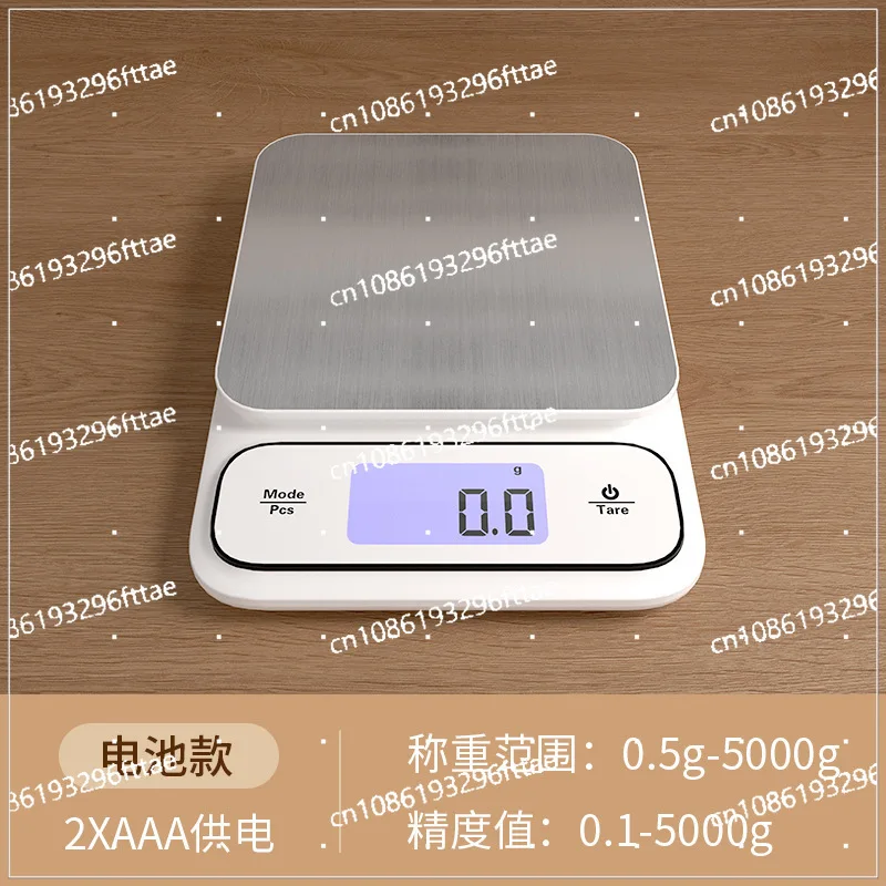 New Kitchen Multifunctional High Precision Waterproof Kitchen Scale Type-c Interface Charging Stainless Steel Scale Surface Food