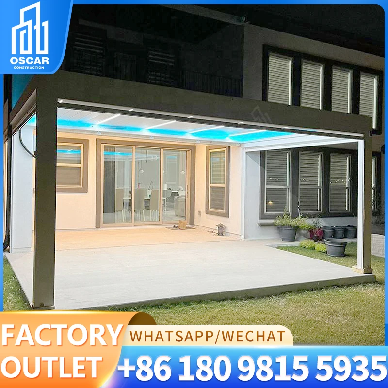 6M extension outdoor patio,fabric side mounted canopy waterproof electric retractable auvent exterieur cassette awnings/