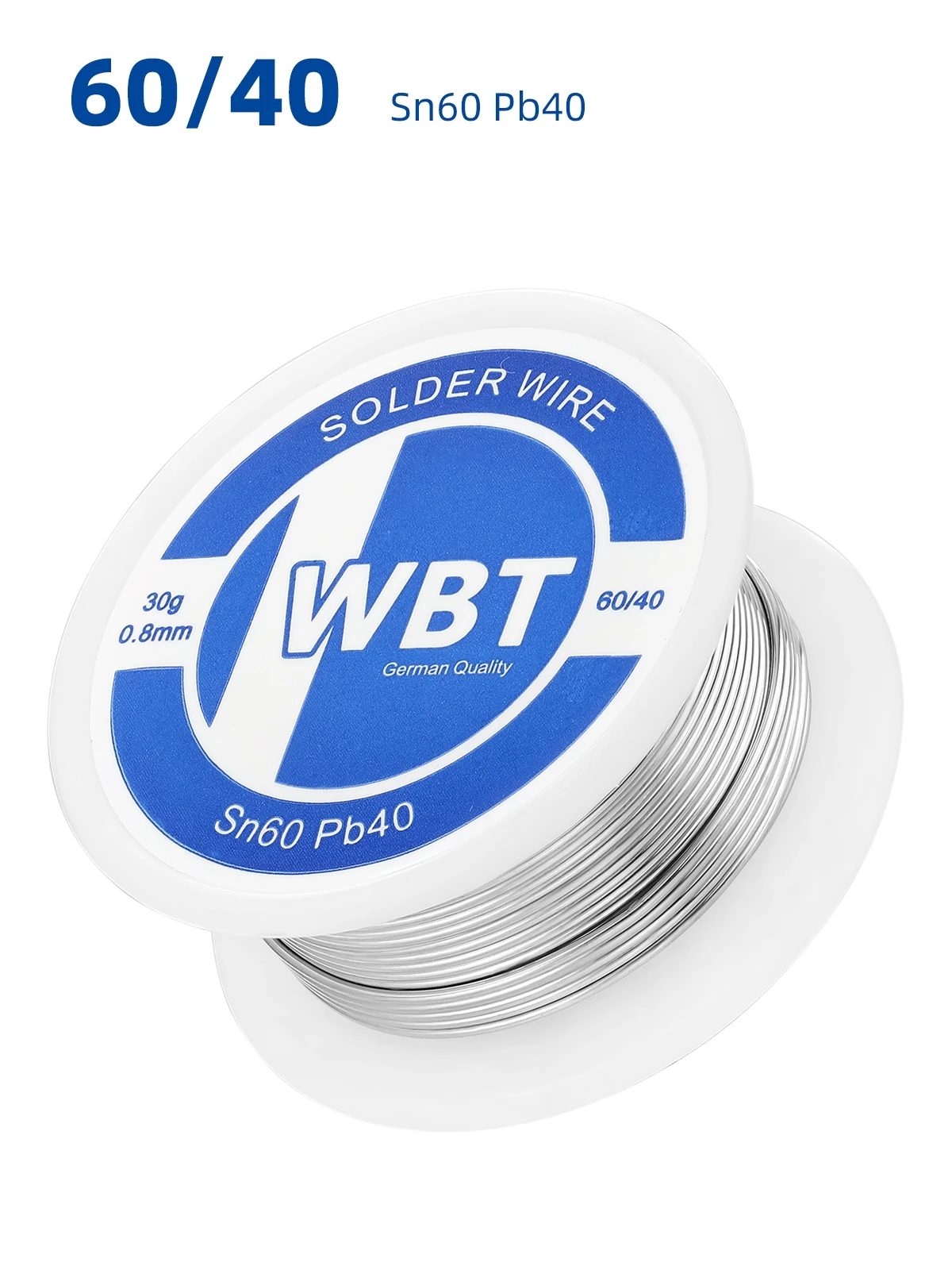 WBT Soldering Wire 0.8mm 30g SAC305 Lead-Free Silver Containing 3% Fever Audio Headphone Audio Soldering Wire 60/40