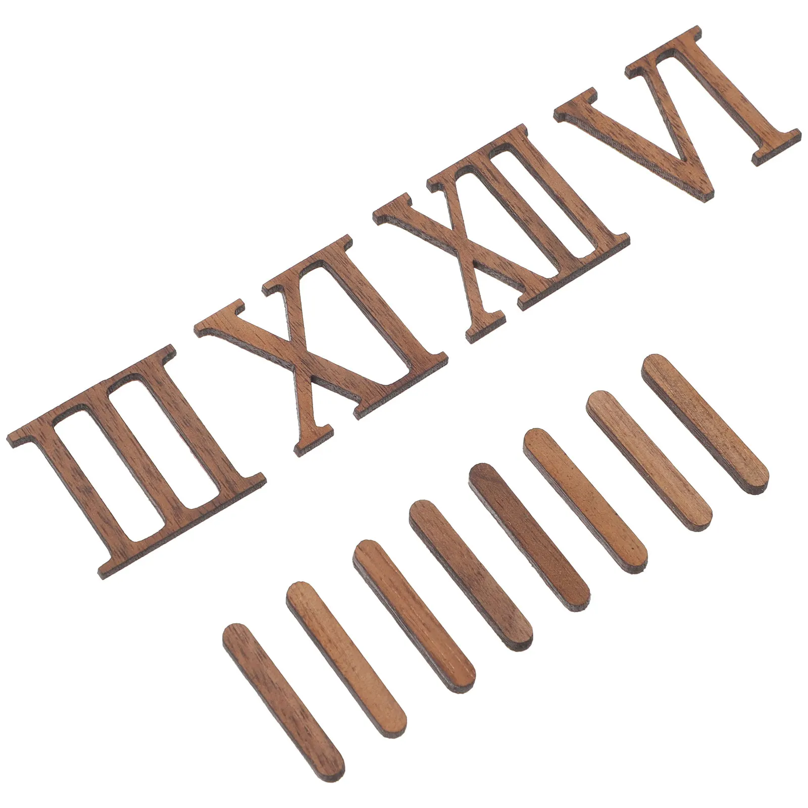 

1Set Elegant Clock Numbers Kit Wear Resistant Practical for Long Time Use Clock Numbers Hands Replacement Parts