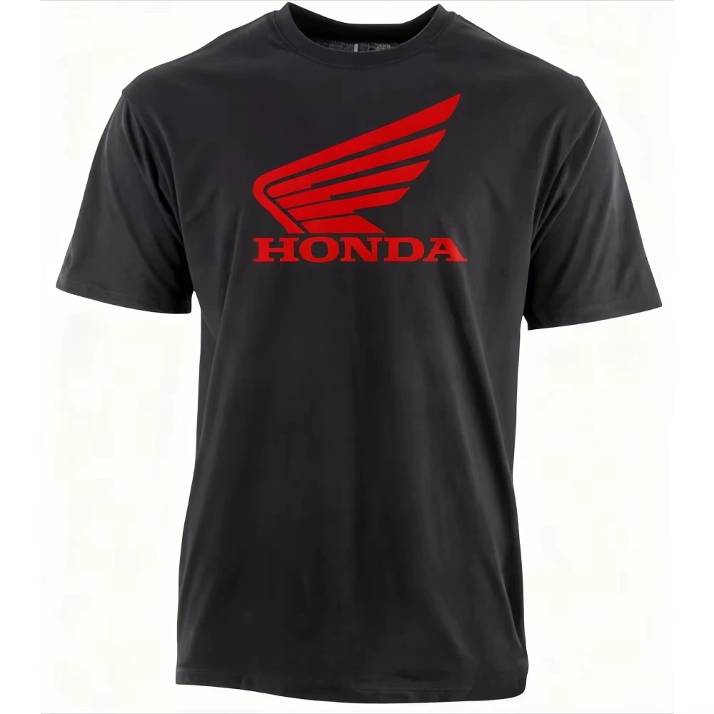 

HONDA 2026 New Hot Summer Honda Men's and Women's T-shirt Y2k Cotton Tee Gold Wing Sports Spring Autumn Motorcycle Cycling Top