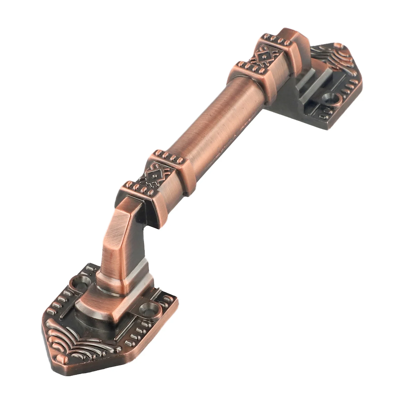 سبائك الألومنيوم العتيقة انزلاق الباب انزلاق مقبض الباب الملحقات مقبض الباب الخشبي سهلة التركيب تصميم أنيق