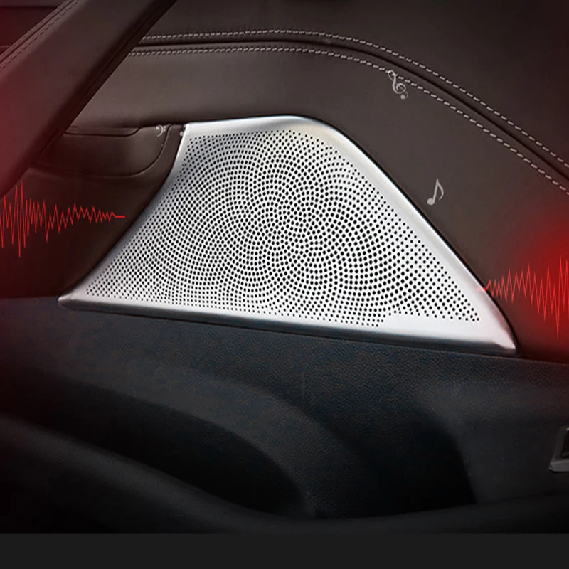 

Для BMW 5 серии G30 2018 2019 2020 -2022 громкоговоритель на дверь автомобиля громкий динамик крышка динамика отделка рамка наклейка аксессуары для интерьера