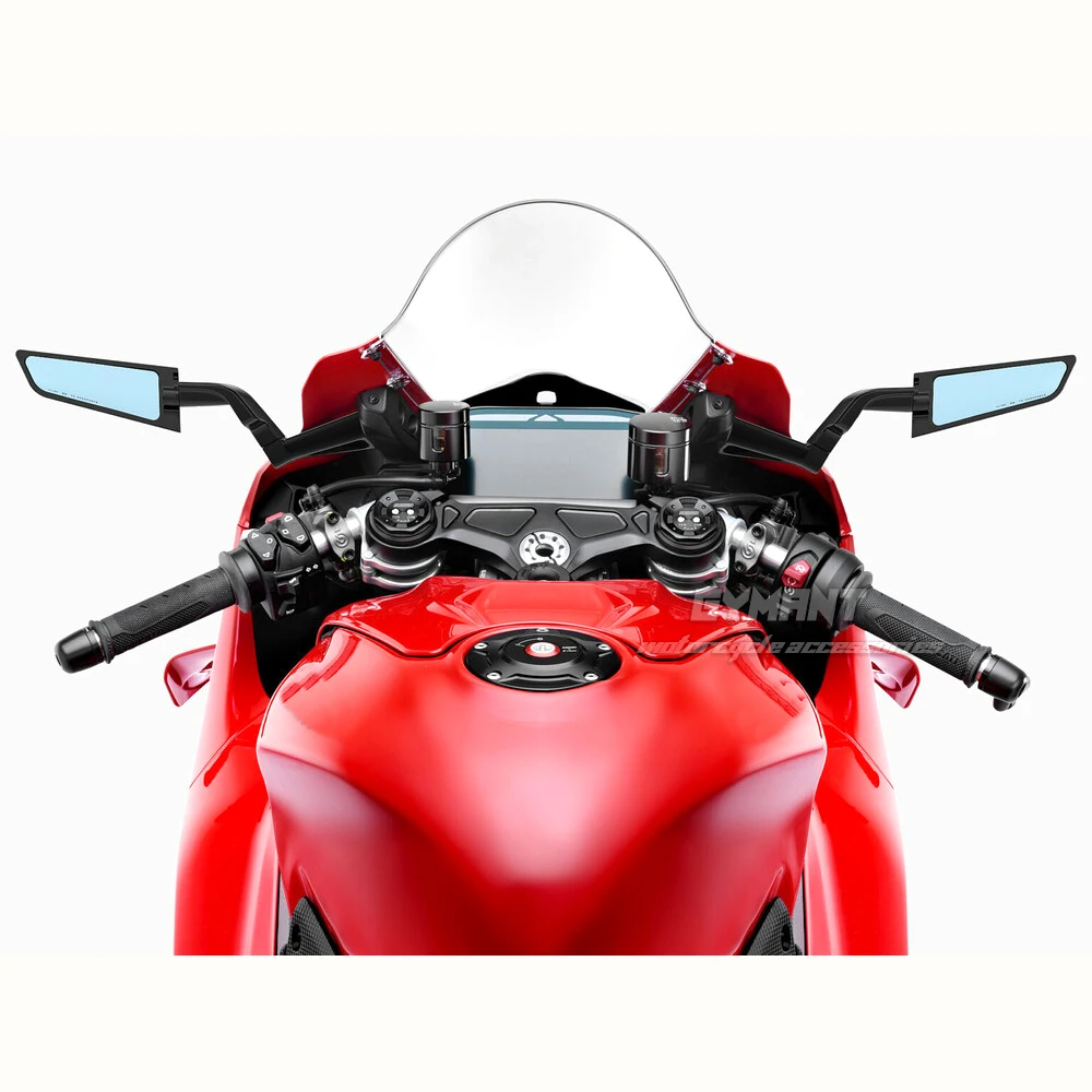 

For Ducati Panigale V4 /V4 S 2025 2026 Motorcycle Side View Mirror Rearview Mirrors Kits Rotate Adjustable