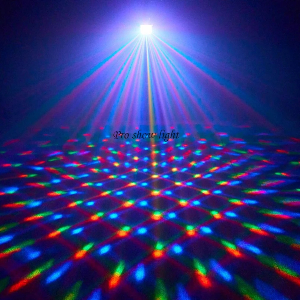 Colorful LED Party Light Stage Strobe Light Mini Disco Light Sound Activated LED Night Light With Remote Control For Wedding Bar