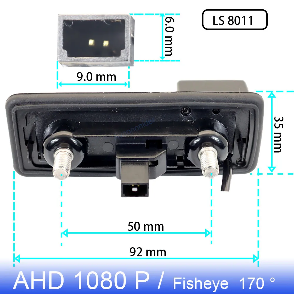 For Skoda Octavia 1Z A5 2004~2013 For Skoda Octavia Tour Laura Fantasia AHD 1080P 170° FishEye Vehicle Rear View Handle Camera