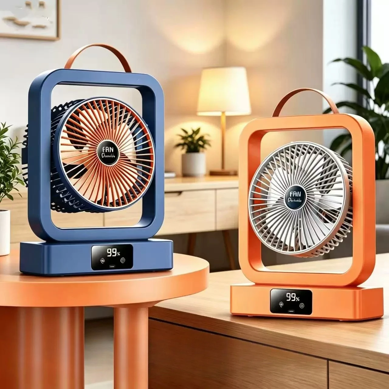 

New Desktop Air Circulation Turbo Electric Fan USB Student Dormitory Bedroom Desk Small Home Silent