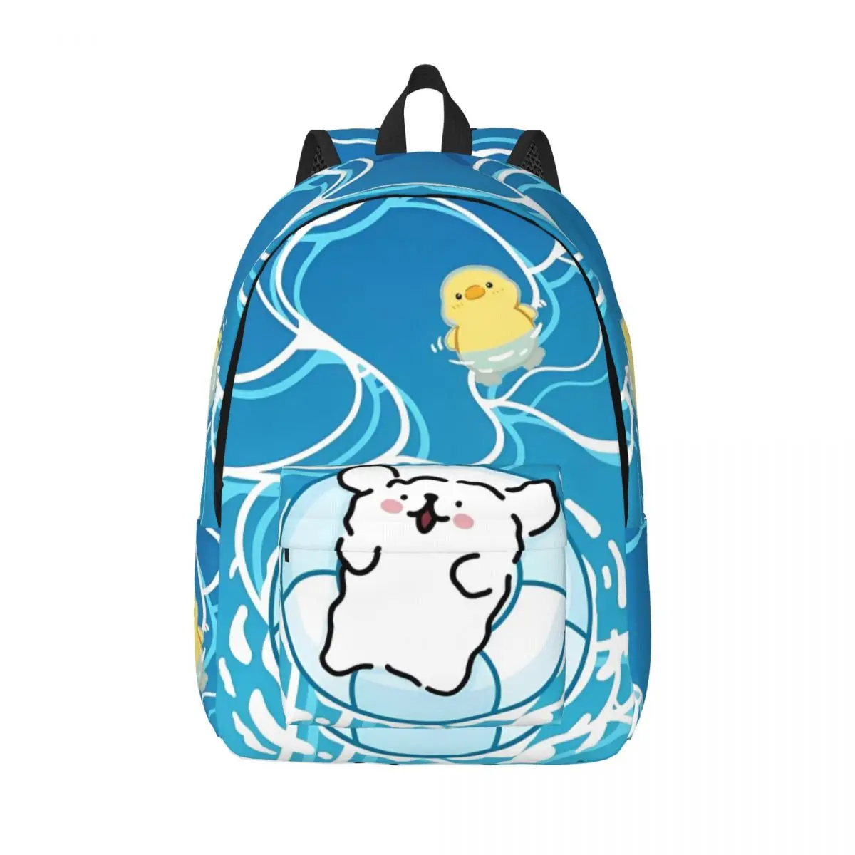 

Мальтийский рюкзак для собак с золотой парной линией для мужчин и женщин, крутой студенческий рюкзак для пешего туризма, путешествий, рюкзак для ноутбука, компьютера, холщовые сумки на открытом воздухе