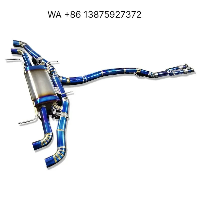 Wmwmnu For GT-R R35 3.8t 2008-2021 Titanium Y Pipe Exhaust System Wild Roar Sound Mature Blue Muffler Electronic