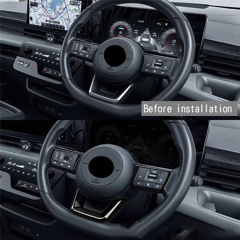 

3 шт./компл. декоративная наклейка на руль автомобиля для Nissan SERENA C28 2022 2023