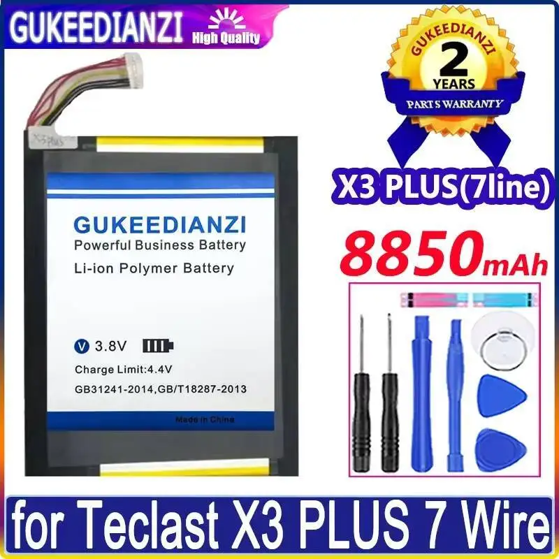 

Аккумулятор для планшета Teclast X3 Plus 7-проводной, 7 линий, стабильный, 8850 мАч