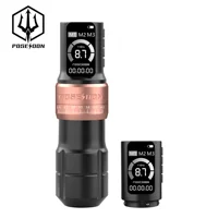 POSEIDON-máquina de tatuaje 2, fuente de alimentación para tatuaje, pluma para tatuaje, pistola de tatuaje inalámbrica con potente Motor personalizado para tatuador