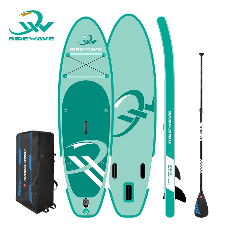 

Ridewave Wholesale aufblasbares SUP-Board paddle gonflable Inflatable fishing Paddle Boards soft suboard for Water Sports