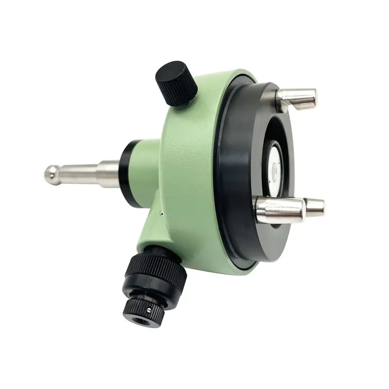 

Green Three-Jaw Tribrach Adapter With Optical Plummet Level Bubble For Leica Total Station Prism GPS Surveying Adaptor