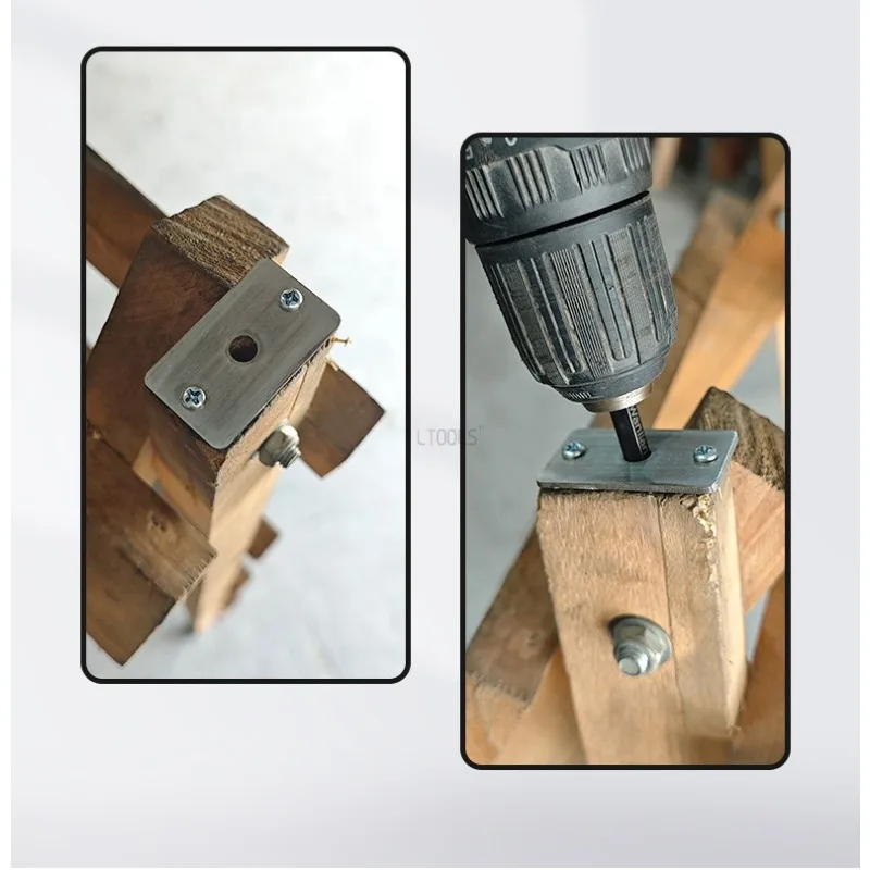 

Лестница «елочка» Соединительные армирующие фитинги Прочная стабильная фиксирующая пластина из нержавеющей стали Винтовой крепежный зажим Аппаратные средства