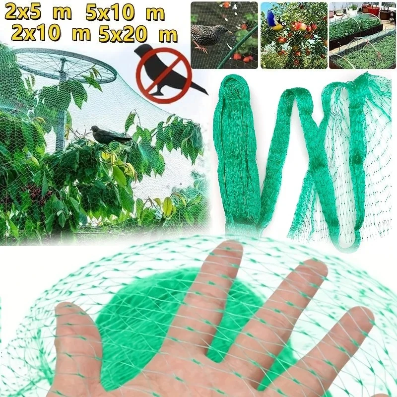 

Anti Bird Garden Netting Fine Mesh 20m 10m Protector Fruit Trees Vegetables Plants Reusable Doesn Tangle Humane Pest Control
