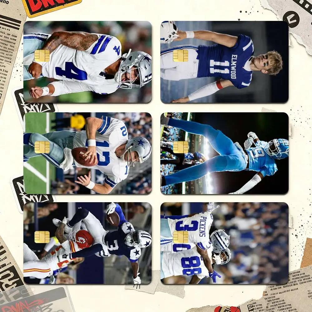 American Football Star Credit Card HD Stickers Premium matte film effectively prevents fingerprints and daily abrasion.