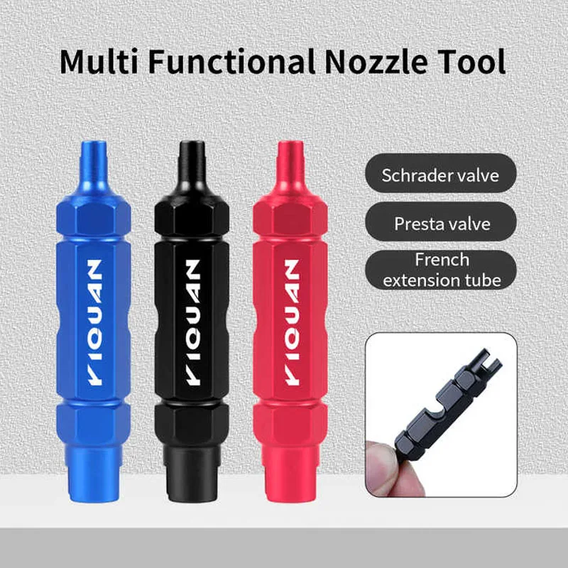 3 in 1 Multifunctional Bike Valve Core Remover Tool Ultralight MTB Wrench Spanner For Schrader and Presta Valve Extender Tool image 6
