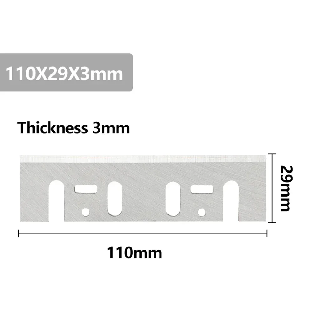 2pcs 110mm HSS Planer Blade For 1911B 1912B 1002BA Below Listed Planers 1002BA 1912B 1911B 1911 Electric Planer Tools