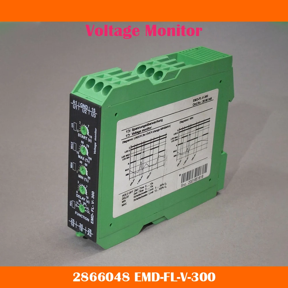 

High Quality Original For PHOENIX 2866048 EMD-FL-V-300 Monitoring Relay Fast Ship