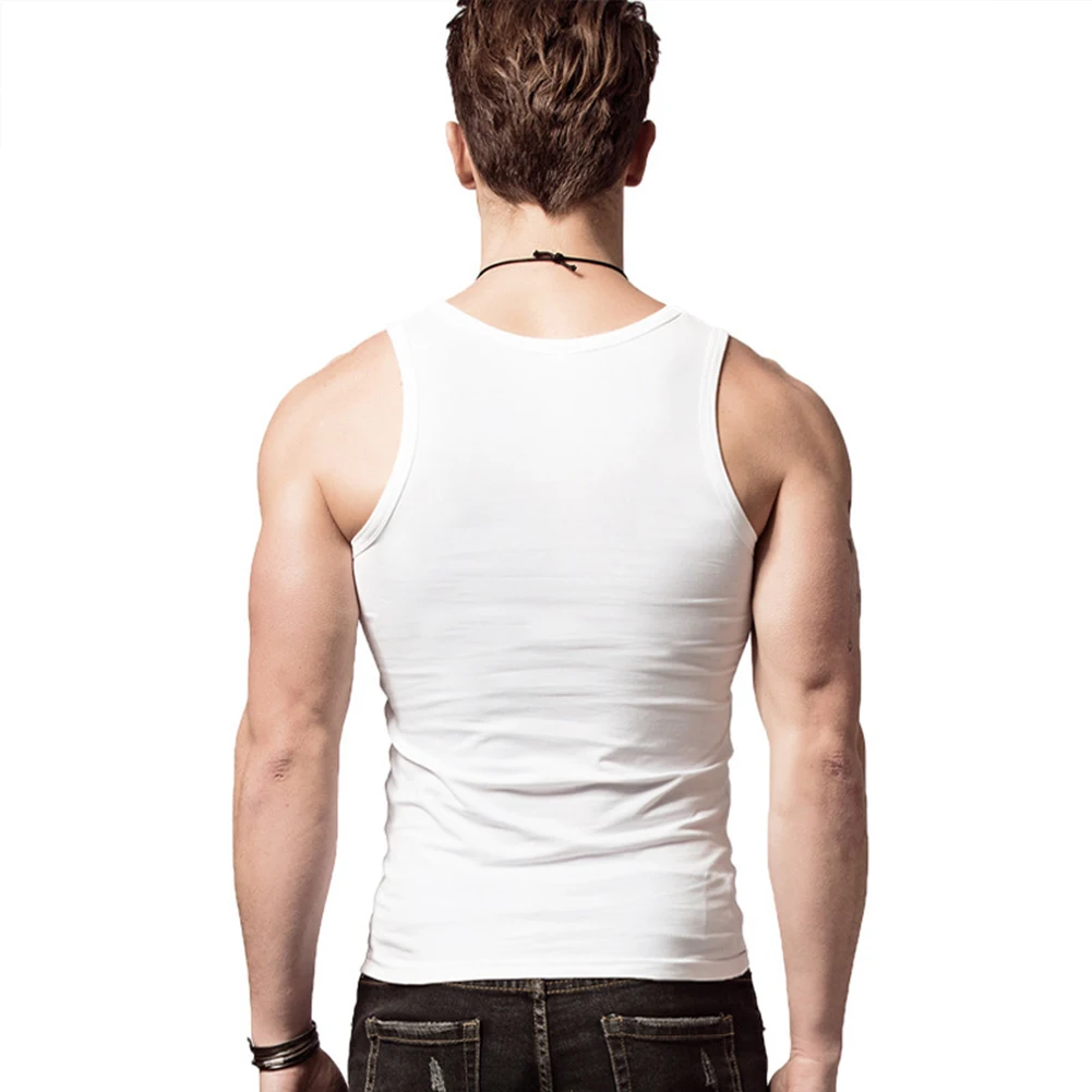 Camiseta elástica de verano para hombre, chaleco deportivo de fondo, venta al por mayor, envío directo