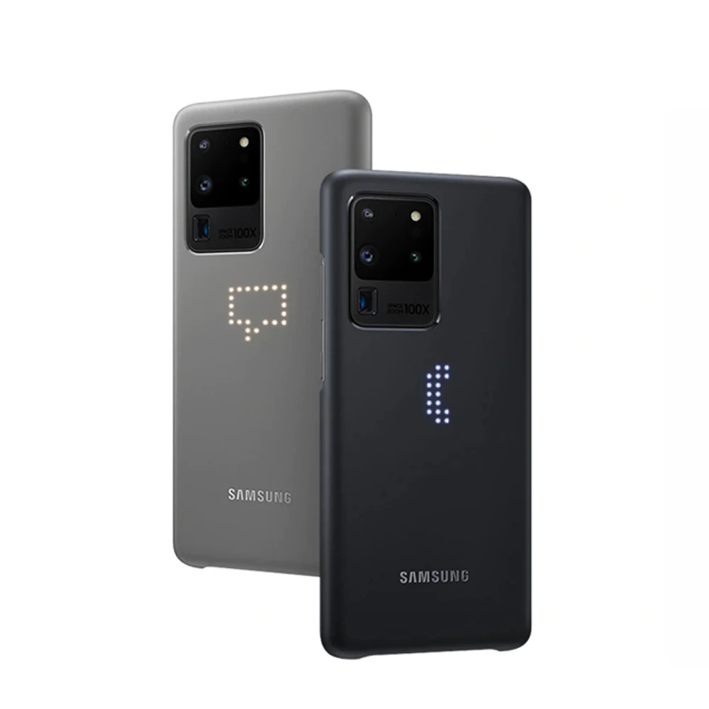 สมาร์ท LED สําหรับ Samsung Galaxy S20 S20 + S20 Ultra LED ปกหลังอารมณ์ LED Lighting Effect เคสโทรศัพท์ LED กรณี