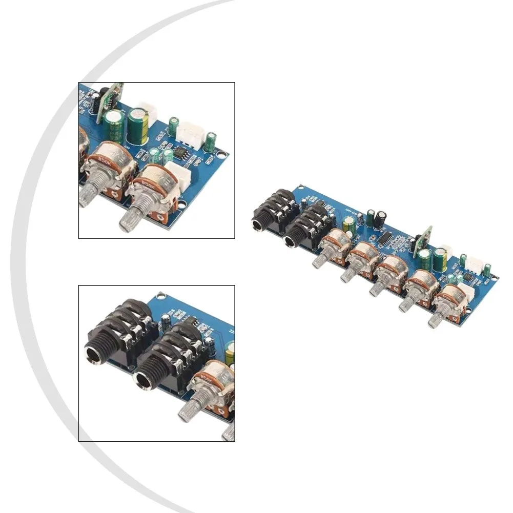 PT2399 Karaoke Microphone Preamp Board With  FOR ECHO  Reverb Delay Effect PT2399 FOR ECHO Chip Single Power Supply