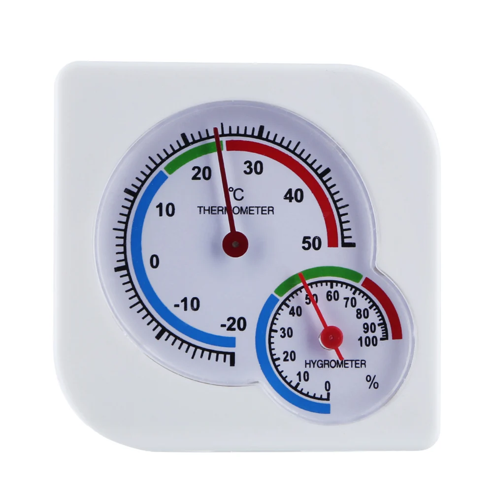 Higrometer Analog Berbentuk Labu, Pengukur Suhu dan Kelembapan, Tidak Perlu Baterai untuk Gudang/Laboratorium/Aptek/Rumah Kaca