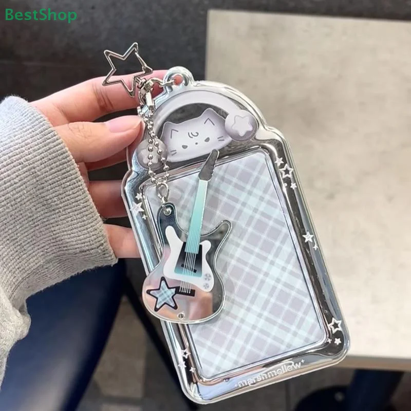 〔Victoria〕INS Style Kpop Idol Card Holder Cartoon Cat Student ID Card Protective Cover