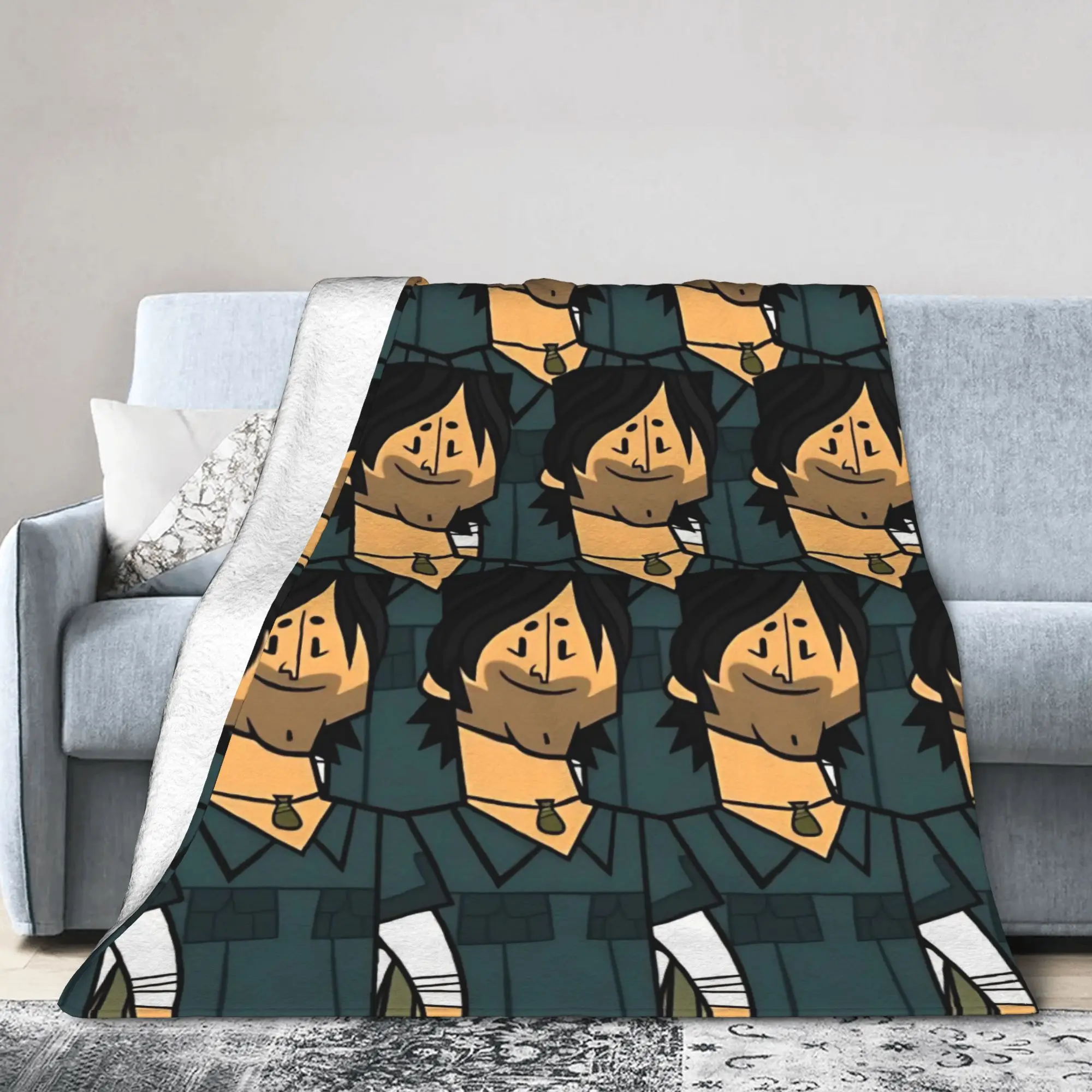 Totals Dramas Chris McLean Blanket Flannel Spring Autumn  Portable Lightweight Thin Throw Blanket for Bedding Office Bedspread