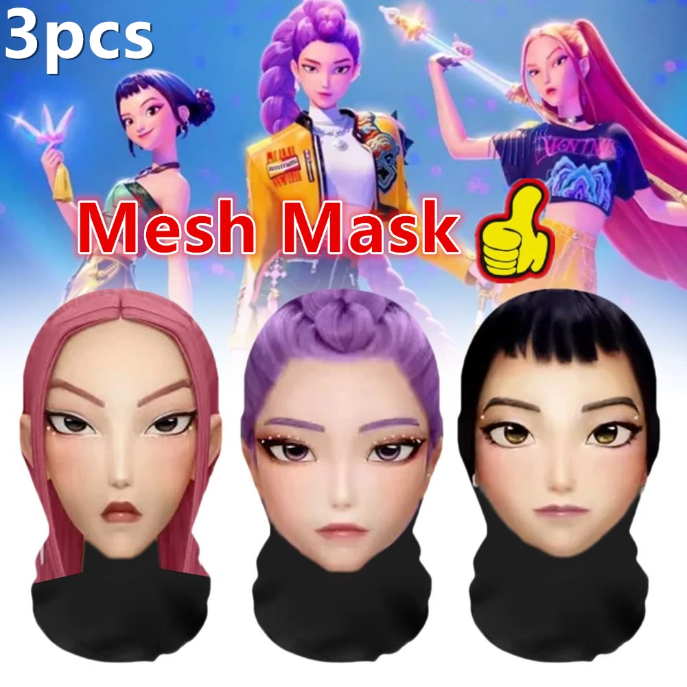 

2025NEW Realistic face mask mesh celebrity Balaclava hat headwear fun role-playing props costumes novel face mask