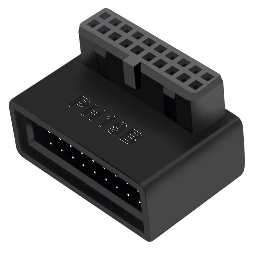 PH19B USB 3.0 en-tête interne USB3.0 19/20P prise 90 degrés adaptateur convertisseur pour carte mère d'ordinateur BH