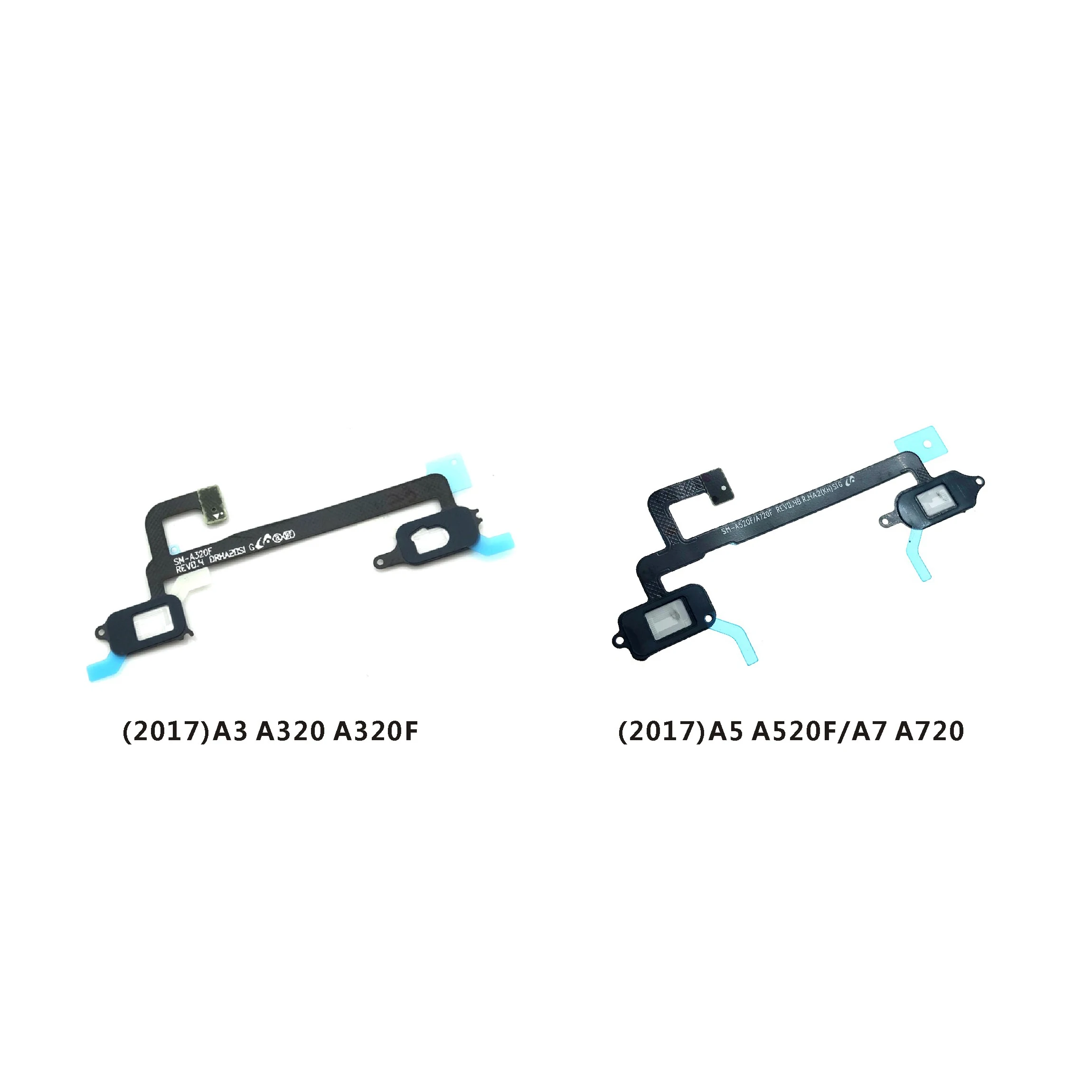 Home Button Sensor Flex Cable For Samsung Galaxy A3 A320 A320F A5 A7 2017  A520 A720 Touch Light Ribbon Cable