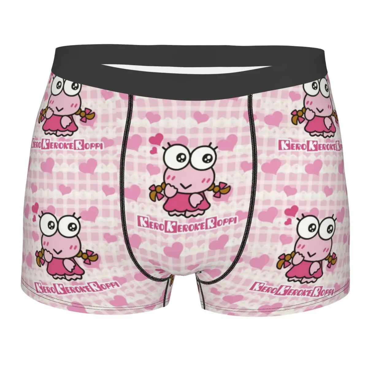 

Custom Disney Cartoon Kero Kero Keroppi Sanrio Anime Underwear Men Stretch Boxer Briefs Shorts Panties Soft Underpants For Male