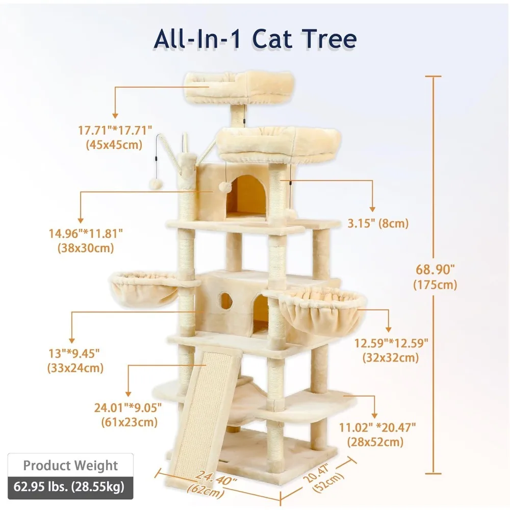 Big Cat Tree 69 