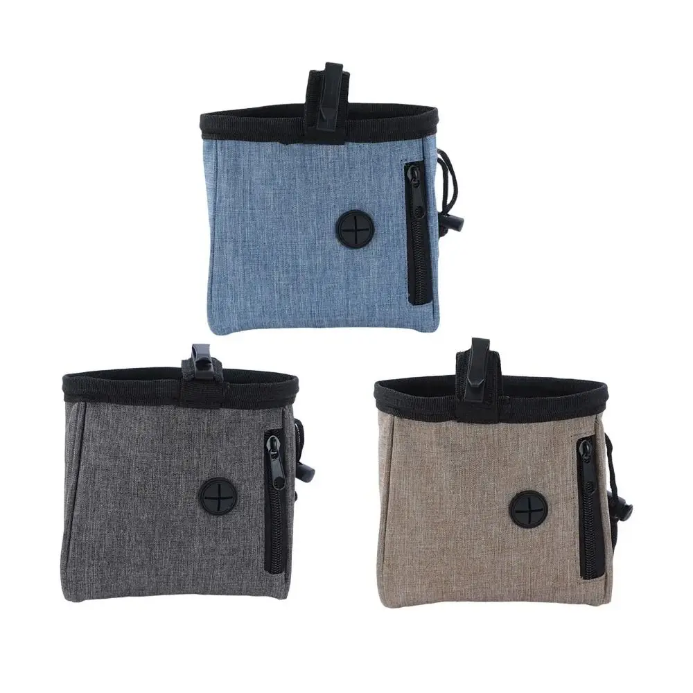 Wear Resistance Dog Training Waist Bag Adjustable Waterproof Pet Food Treat Bag No Fading Dog Snack Reward Bag For Training