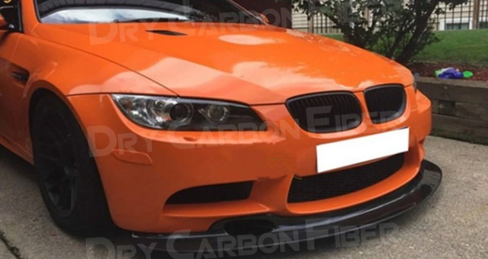 JIACHE Carbon Fiber Front Lip Spoiler for BMW 3 Series E90 E92 E93 M3 2009-2012 Bumper Extension Chin Spoiler Splitters Apron - view 2