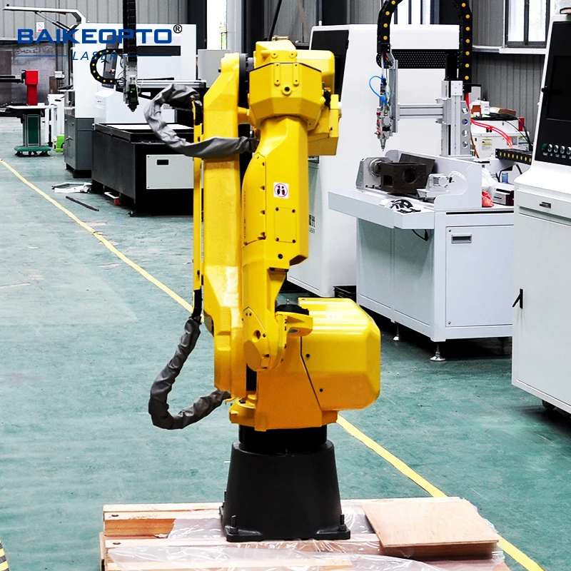 1000W 6 Axis Robot Arm System Automatic 3D Metal Fiber Laser Cutting Machine