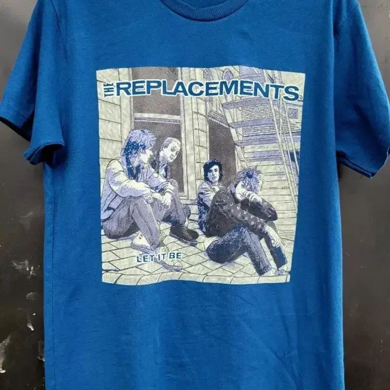The Replacements Band Poster T-Shirt Blau Alle Größen