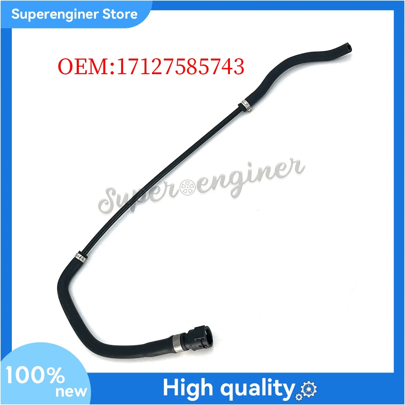 17127585743 Auxiliary Kettle Water Pipe Water Tank Radiator Hose For BMW Z4 E89