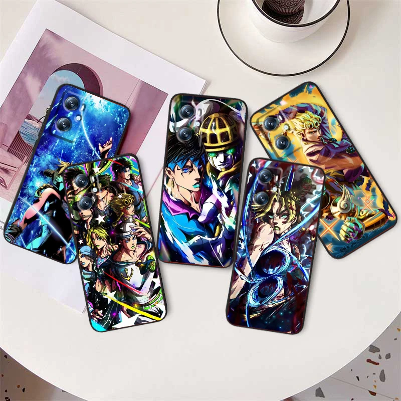 

JoJos Bizarre Adventure1 For OPPO Find X6 X5 X3 A54S A5 A94 A16 A53S A57 A74 A72 A98 A78 A96 A9 5G Black Back Phone Case