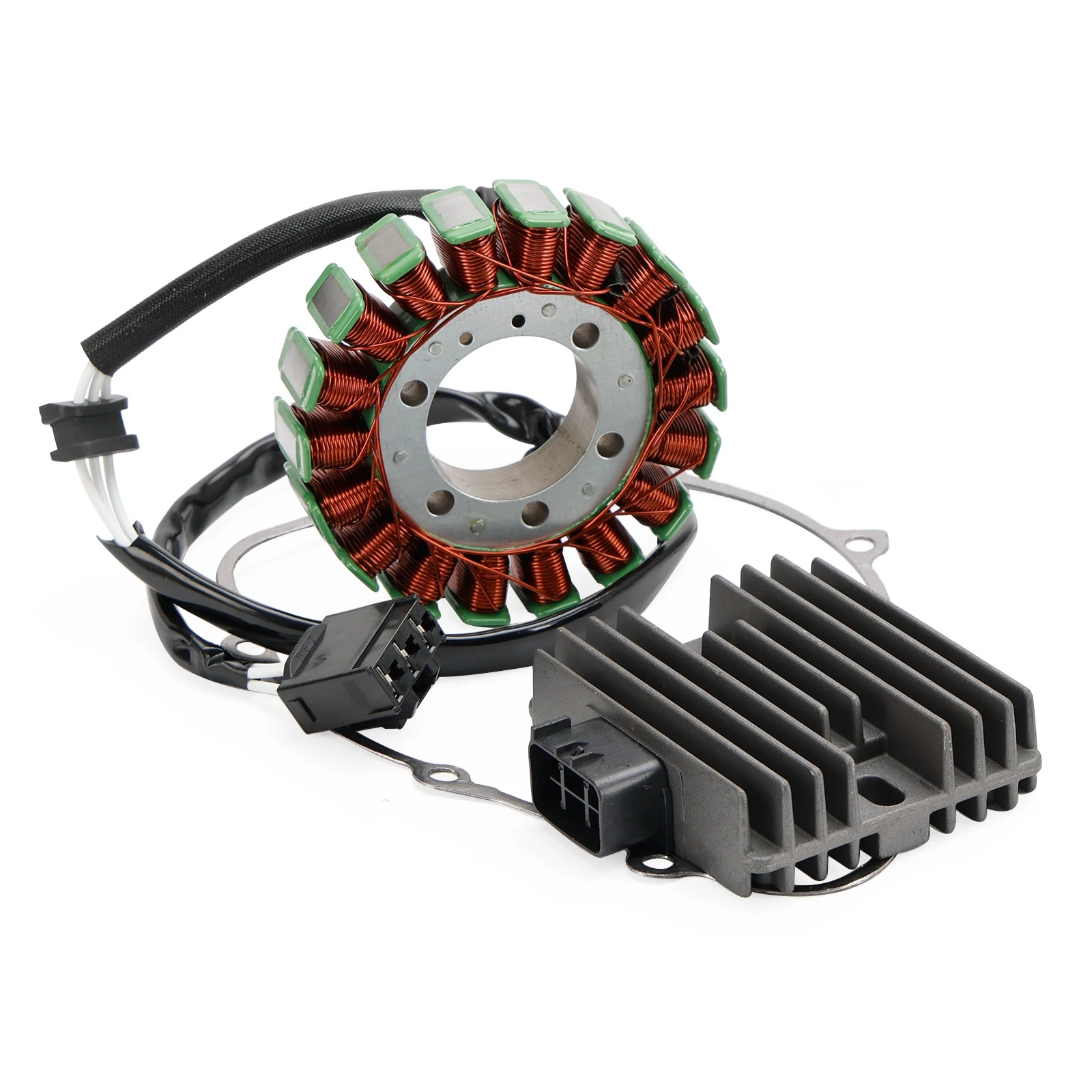

Topteng Stator + Voltage Rectifier + Gasket For Kawasaki Z 1000, SX, Ninja ZX 1000 10-16